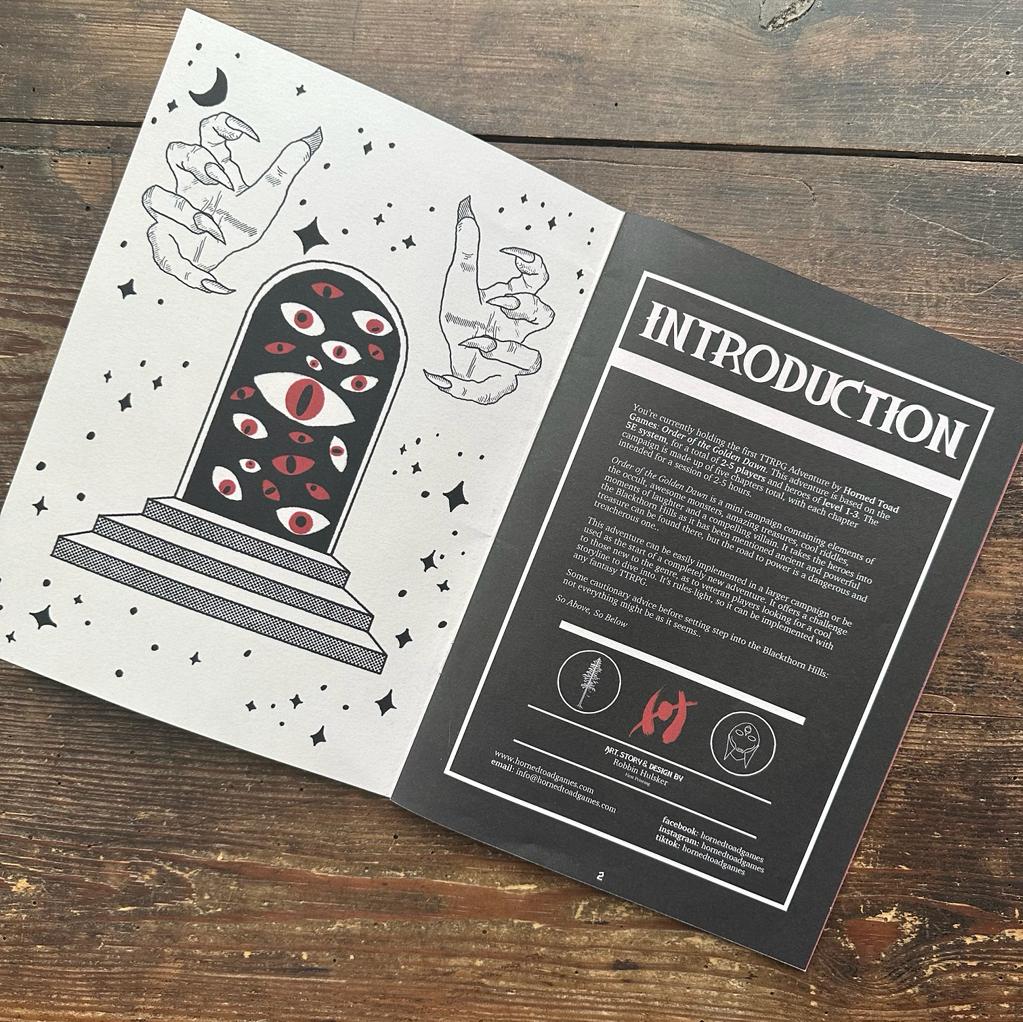 Order of the Golden Dawn - TTRPG Adventure